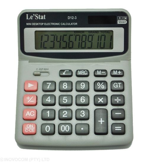 Picture of Le'Stat D12-3 12D Mini Calculator